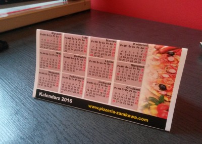 kalendarze na biurko