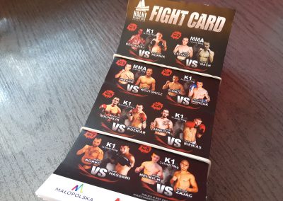 fight card