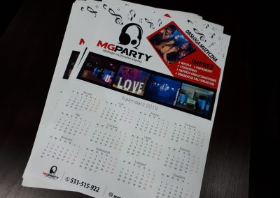 mg party kalendarze