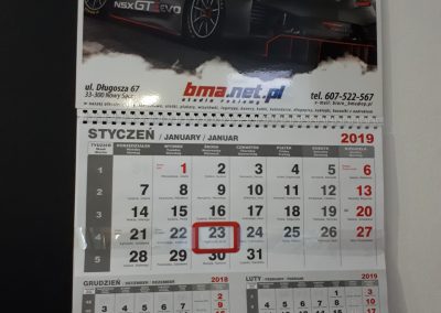 bma kalendarze