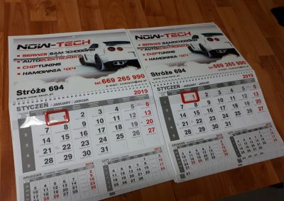 now tech kalendarze