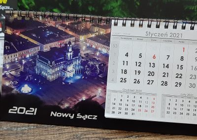 kalendarze biurkowe nowy sącz