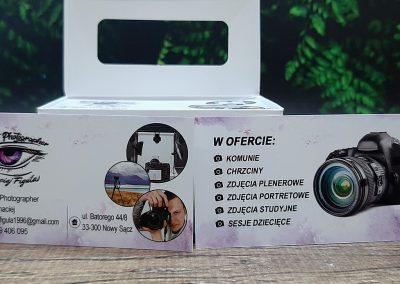 STUDIO FOTOGRAFICZNE wizytówki
