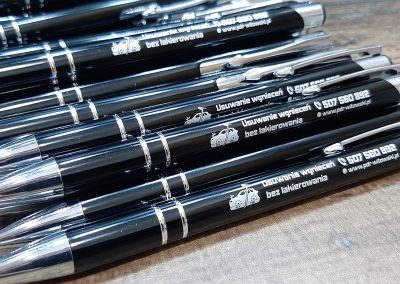 usuwanie wgnieceń długopisy reklamowe