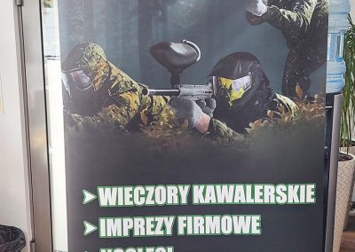 rollup reklamowy Paintball